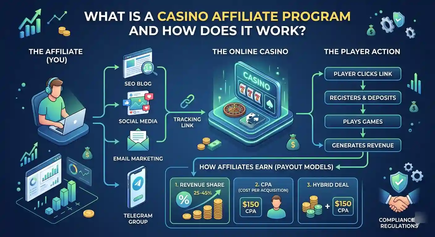 What is A Casino Affiliate Program and How Does It Work?