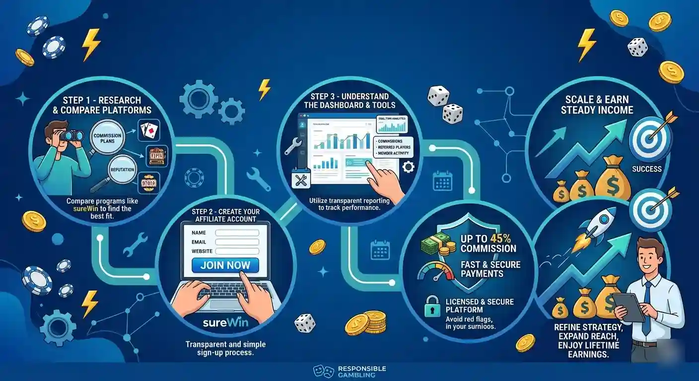 A Step-by-Step Guide to Joining Your First Affiliate Casino Platform